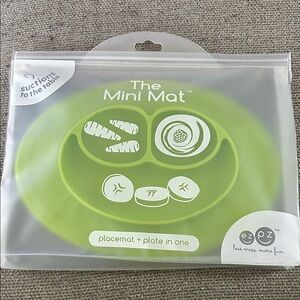 Green EZPZ Mini Mat Placemat and Plate